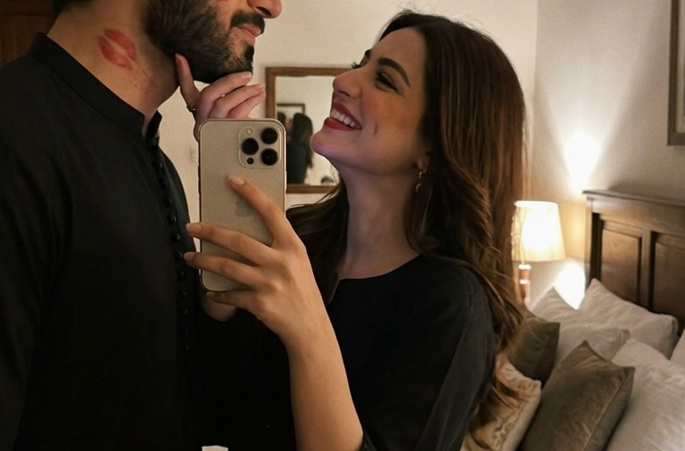 The Kiss Mark Selfie