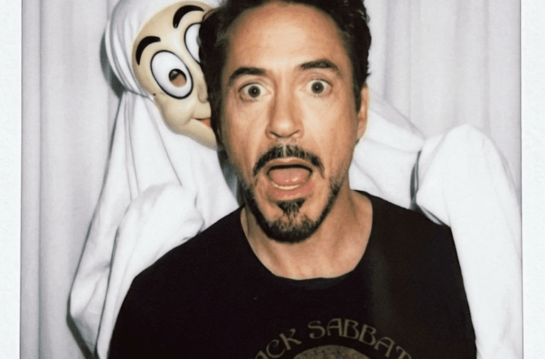 Halloween Ghost Photobomb