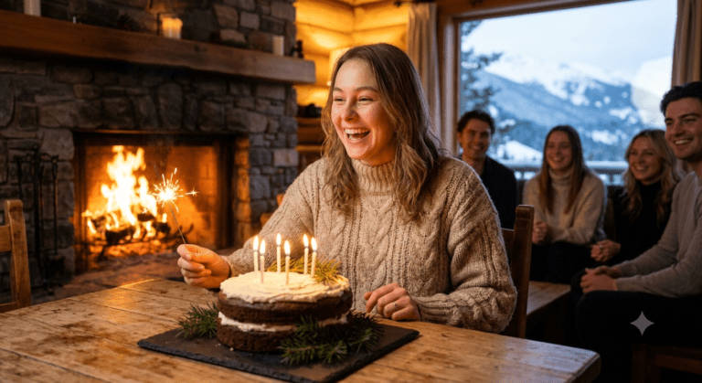 Mountain Cabin Birthday