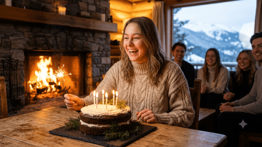 Mountain Cabin Birthday