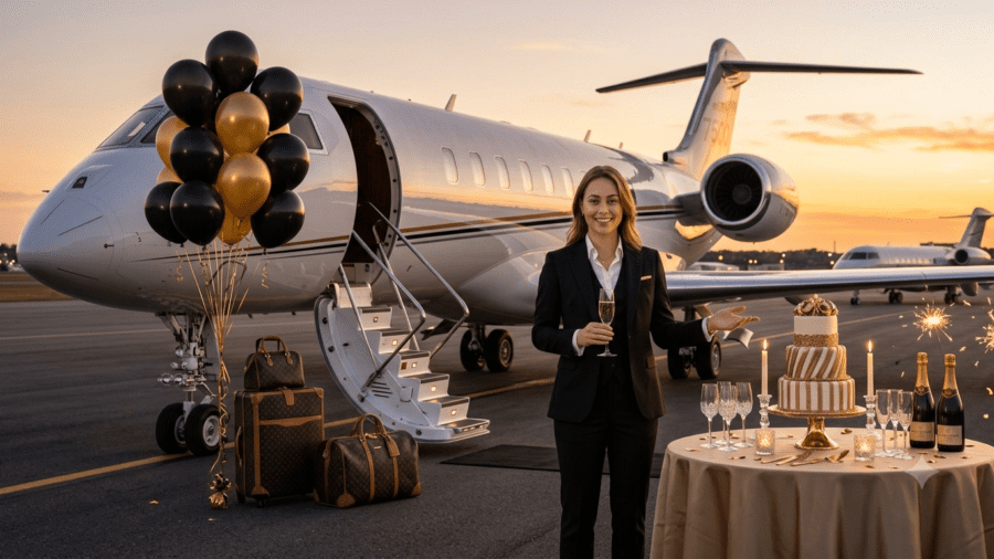 Private Jet Birthday