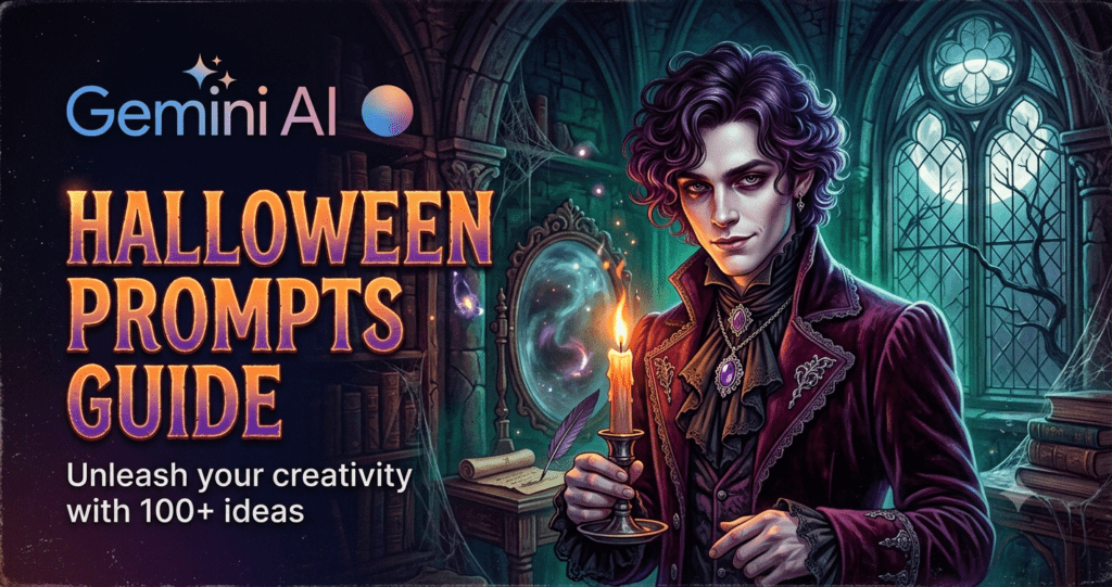 Prompts for Gemini AI Halloween Images For Men (2026)