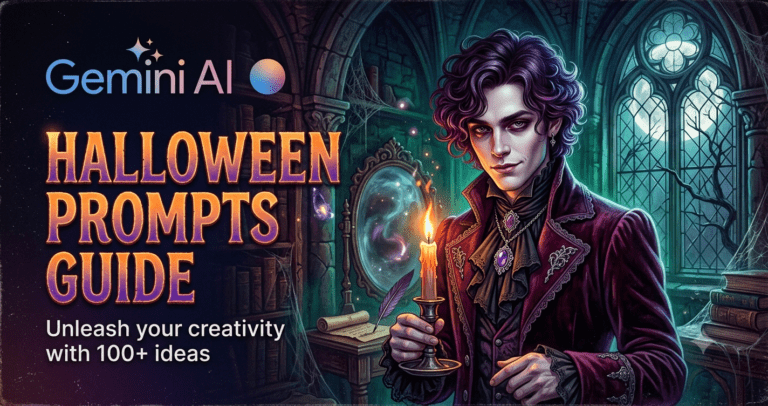 Prompts for Gemini AI Halloween Images For Men (2026)
