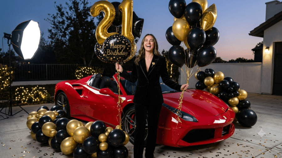 Ferrari Birthday Photoshoot