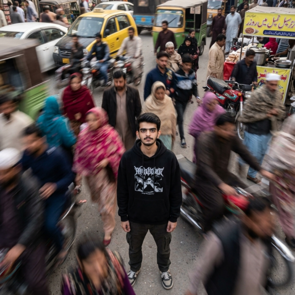 Motion Blur Streetwear Portrait