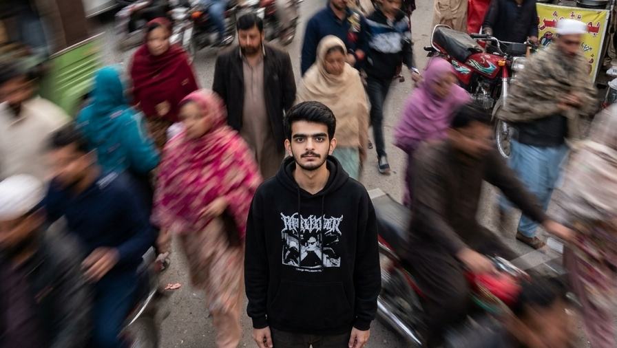 Motion Blur Streetwear Portrait