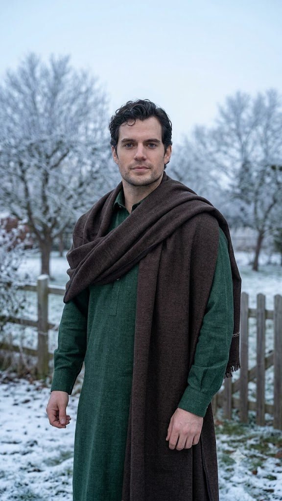 Winter Shawl Portrait