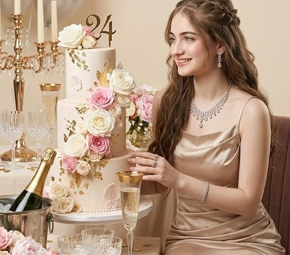 Birthday Luxury Cake Editorial