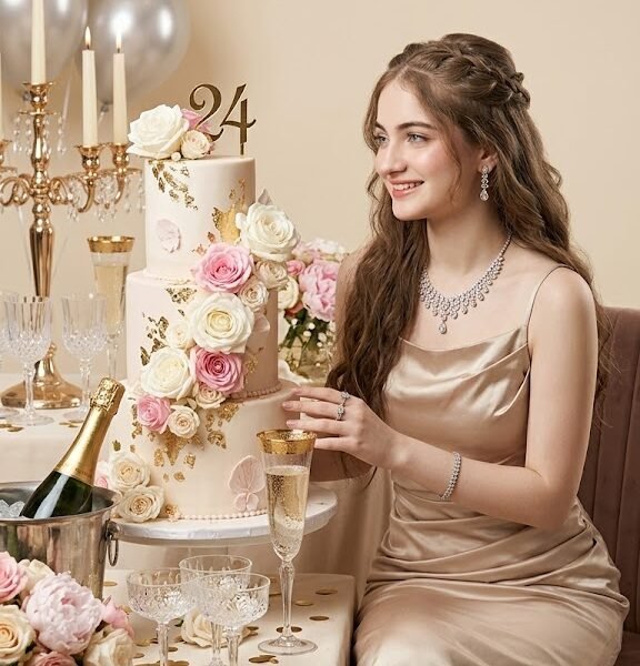 Birthday Luxury Cake Editorial