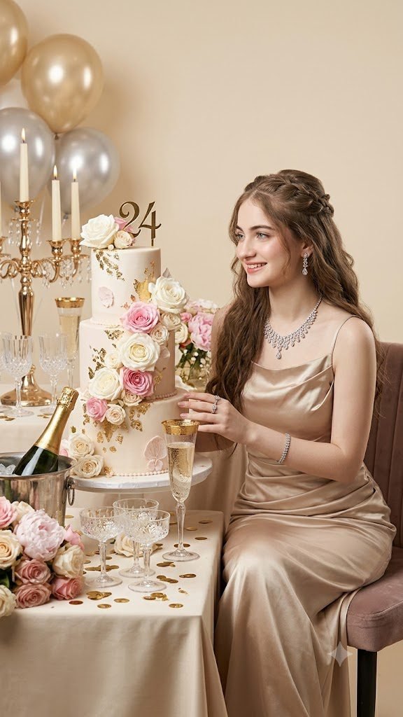 Birthday Luxury Cake Editorial