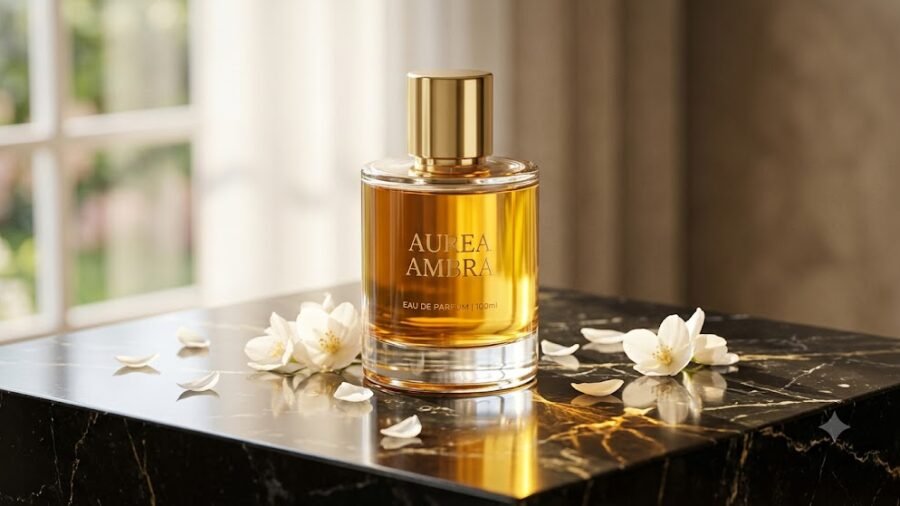 Luxury Perfume Bottle Studio Shot