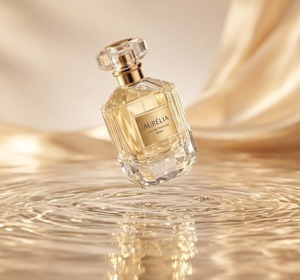 Luxury Crystal Perfume Studio Render