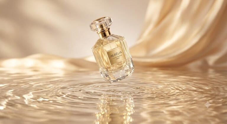 Luxury Crystal Perfume Studio Render