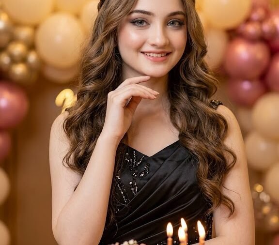 Luxury Birthday Editorial Portrait