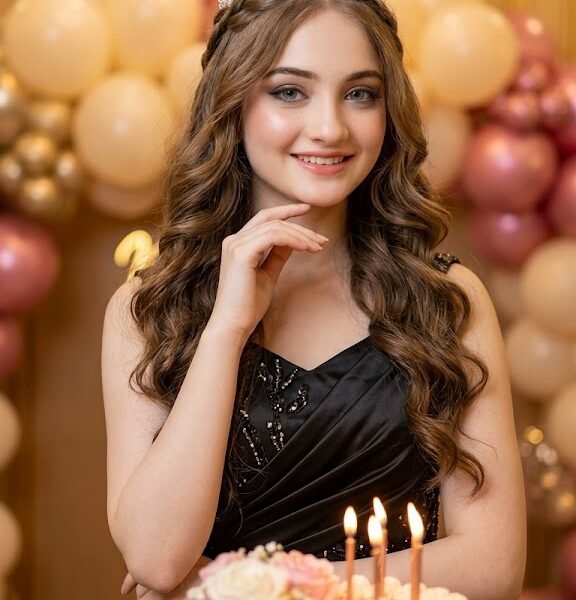 Luxury Birthday Editorial Portrait