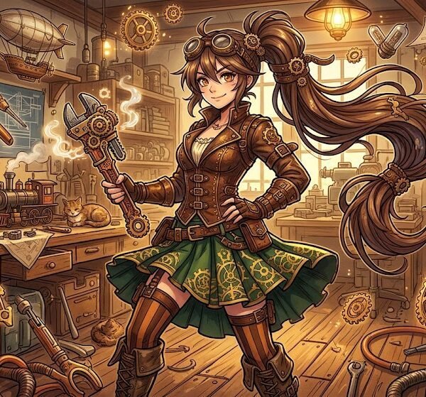 Steampunk Clockwork Mechanist Maiden