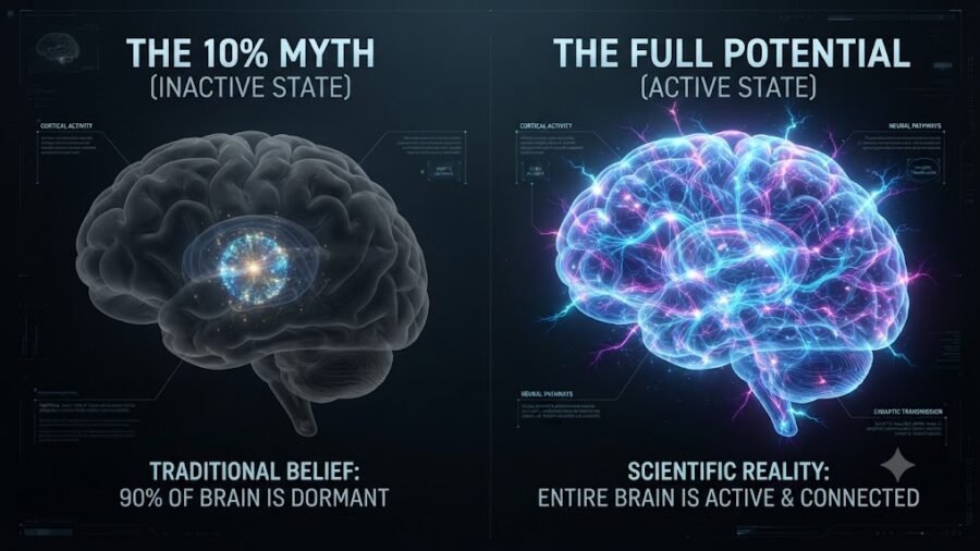 Brain Activity Myth Versus Anatomical Fact