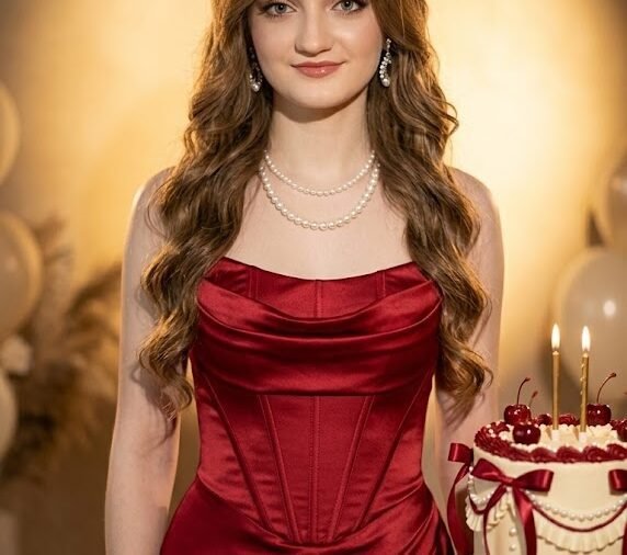 Red Satin Elegance