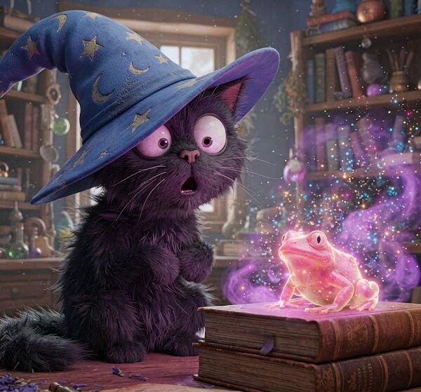 Snooty Wizard Cat Spells Gone Wrong