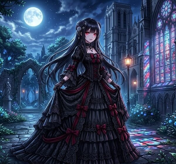 Midnight Victorian Gothic Princess