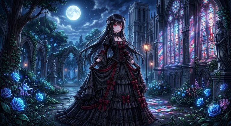 Midnight Victorian Gothic Princess