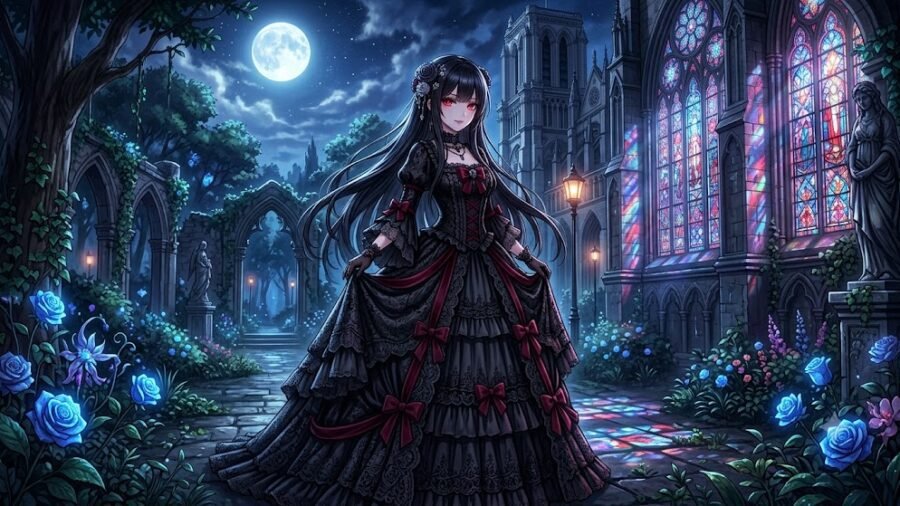 Midnight Victorian Gothic Princess