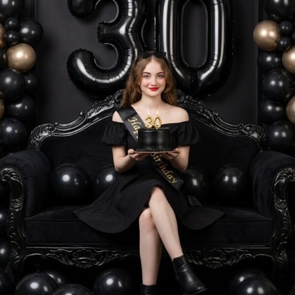 High-Fashion Luxury Birthday Photoshoot