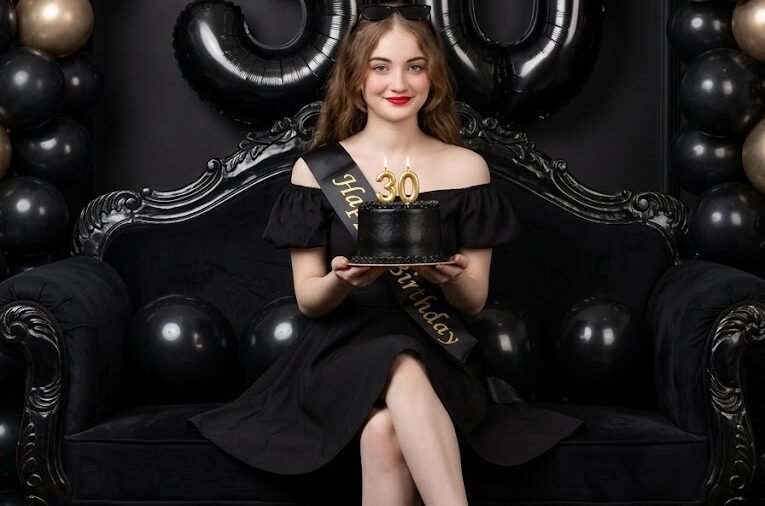 High-Fashion Luxury Birthday Photoshoot