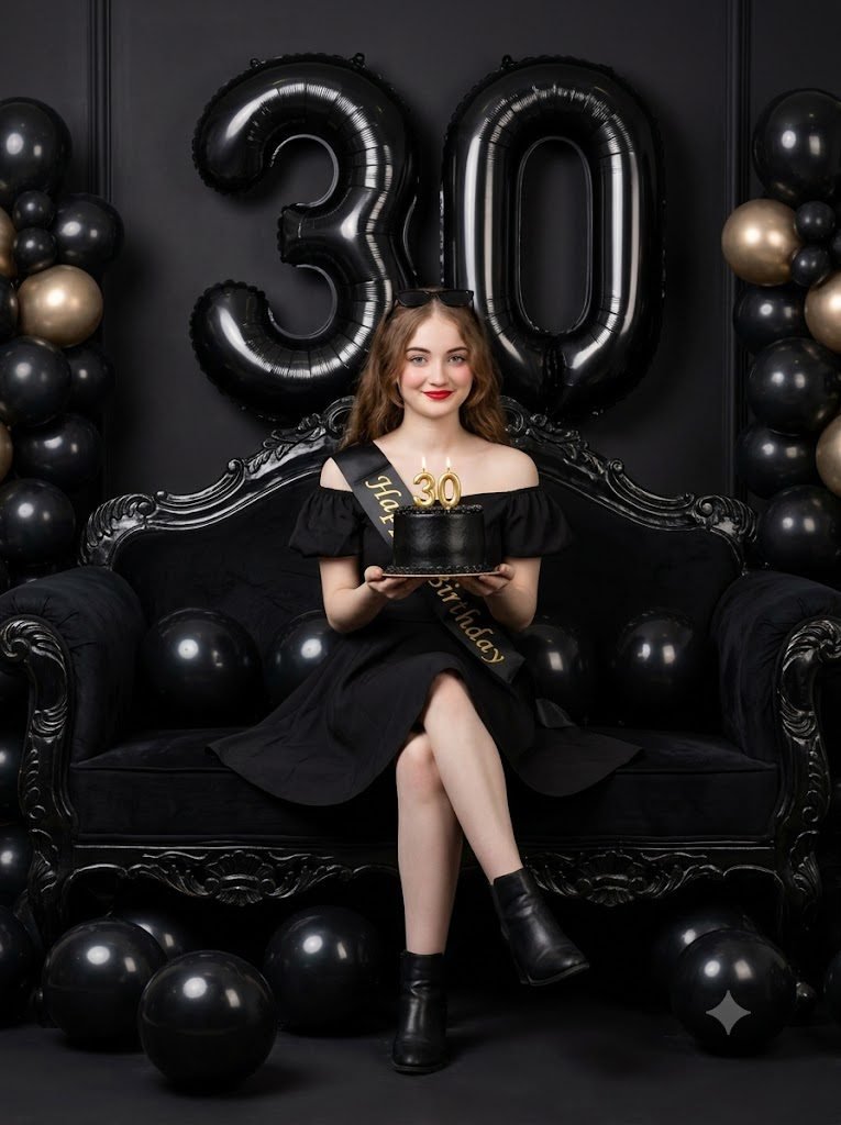 High-Fashion Luxury Birthday Photoshoot