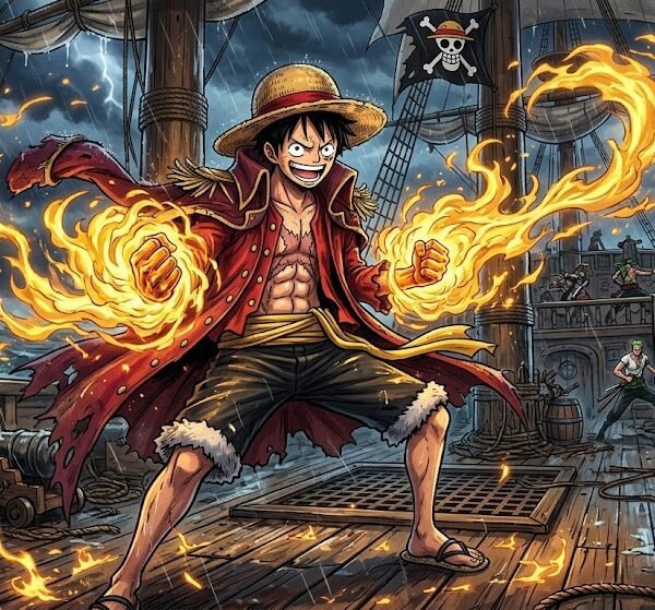 Crimson Flame Pirate Captain