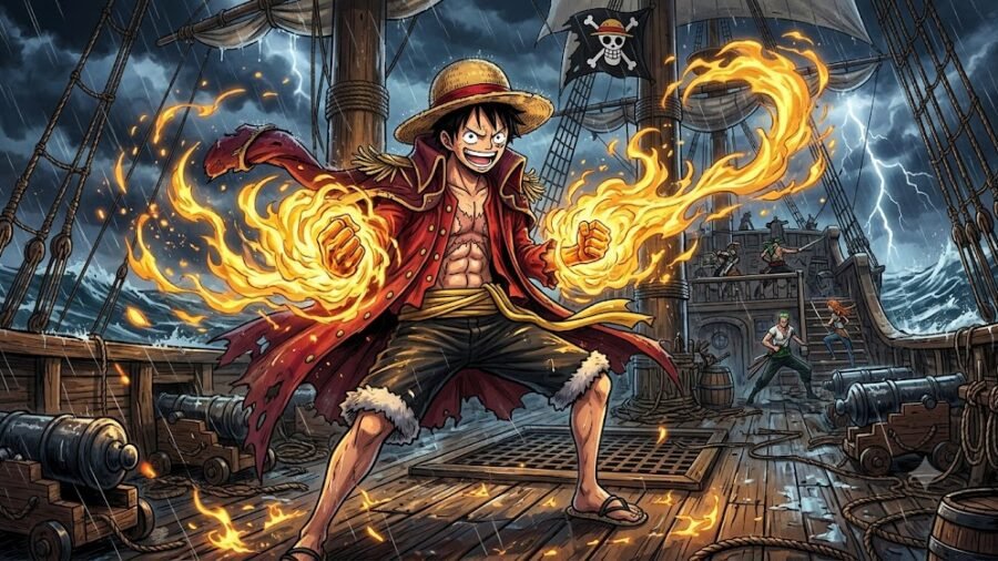 Crimson Flame Pirate Captain