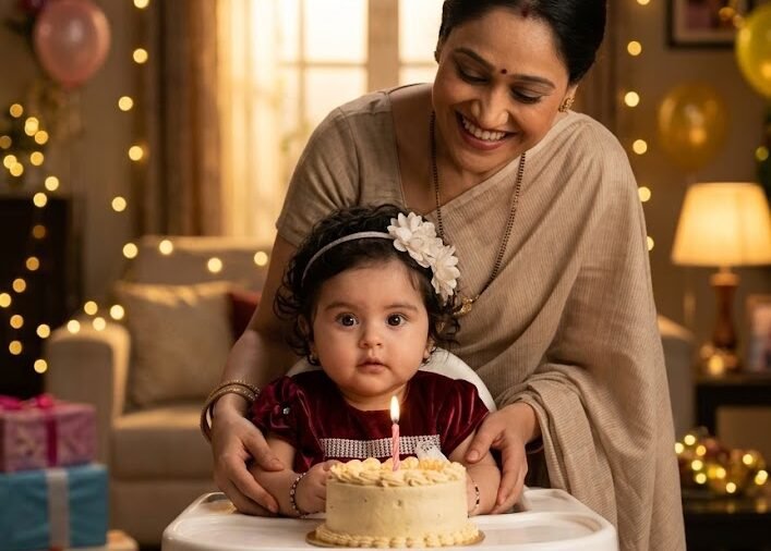Heartwarming Mother & Child Birthday Portrait