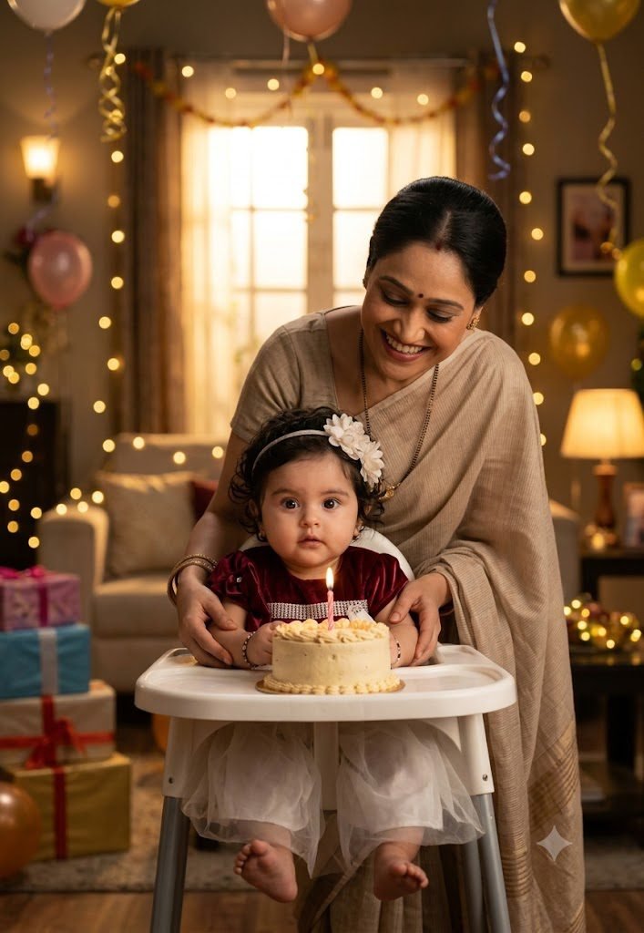 Heartwarming Mother & Child Birthday Portrait