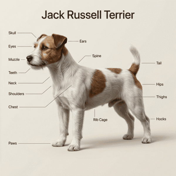 Luxury 3D Dog Breed Anatomy & Care Infographic