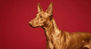Hyper-Realistic Pharaoh Hound / Podenco Digital Portrait Of Dog