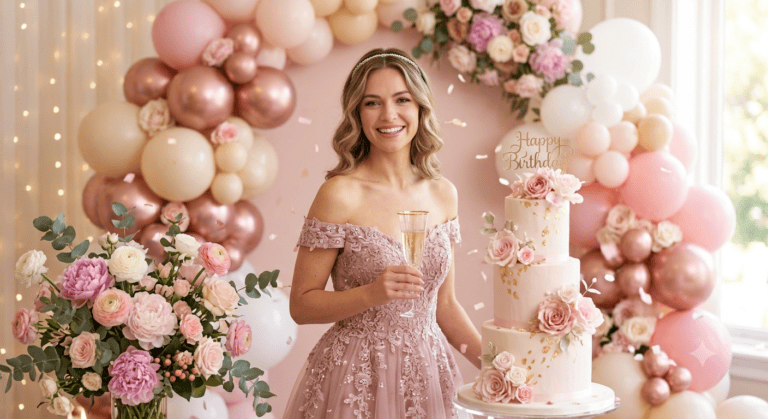 Pink Birthday Princess Theme
