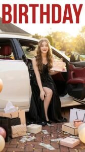 Luxury Birthday Magazine Cover Photoshoot