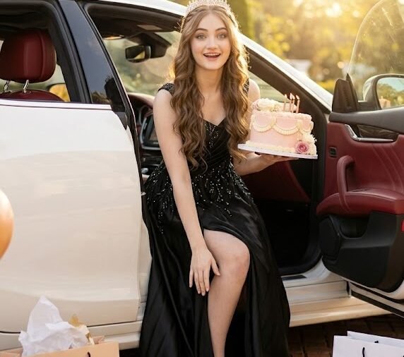 Luxury Birthday Magazine Cover Photoshoot