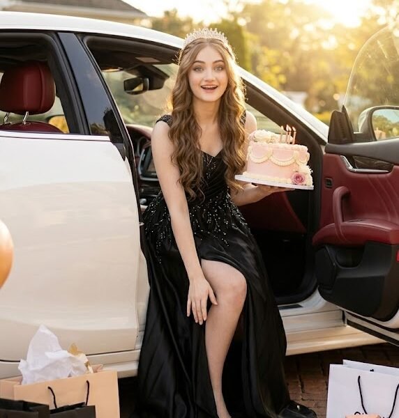 Luxury Birthday Magazine Cover Photoshoot
