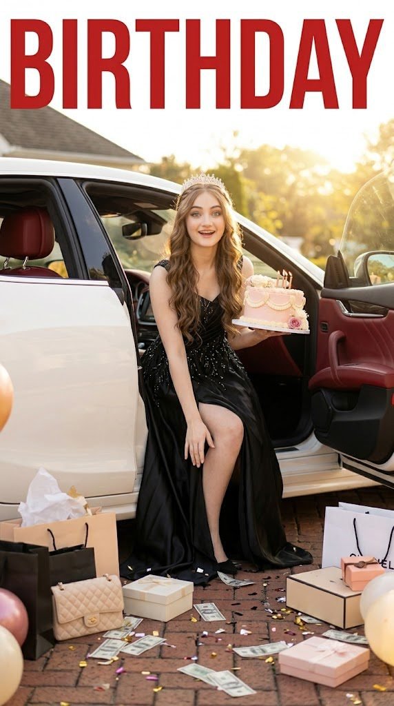 Luxury Birthday Magazine Cover Photoshoot