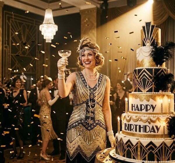 Vintage Roaring Twenties Birthday Glamour