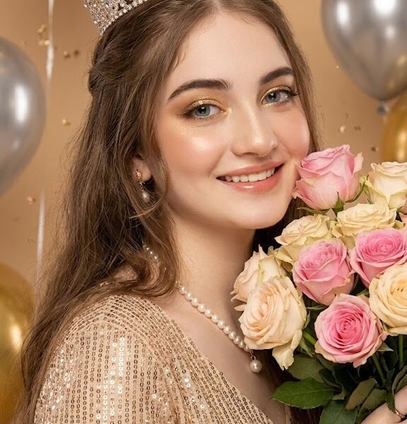 Birthday Editorial Glamour Portrait