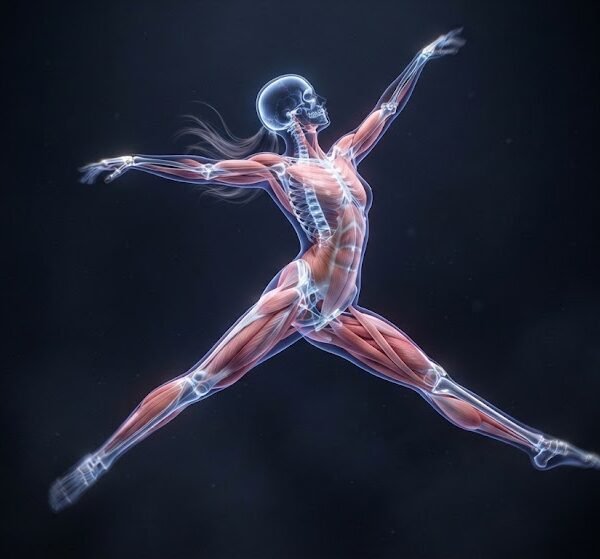 Ethereal Translucent Medical Visualisation of Musculature