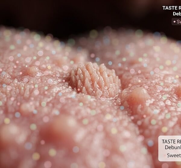 Macro Anatomy Map of Human Taste Buds