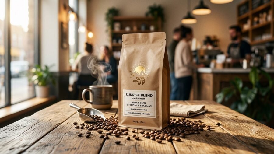 Coffee Product Advertisement