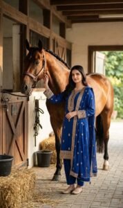 Royal Blue Horse Stable