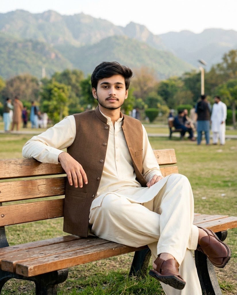 Islamabad — Cream Shalwar Kameez