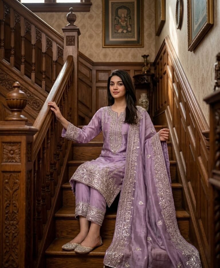 Lavender Traditional Staircase