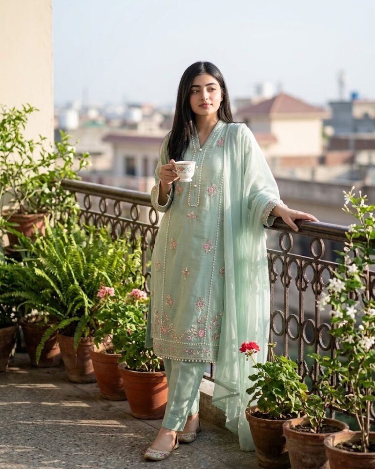 Mint Green Balcony Morning
