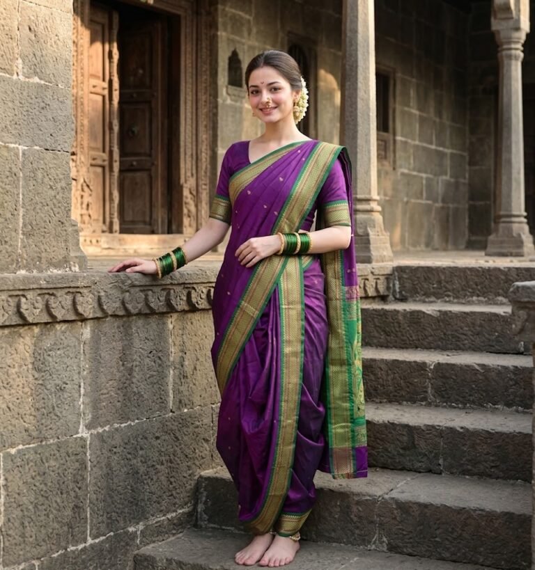 Maharashtrian Nauvari Saree — Traditional Grace